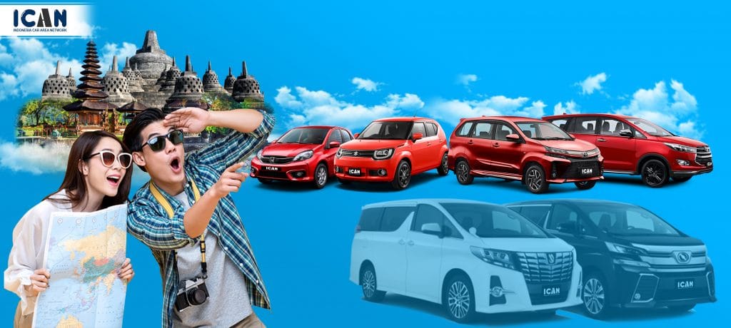 Biluthyrning i Yogyakarta Indonesien