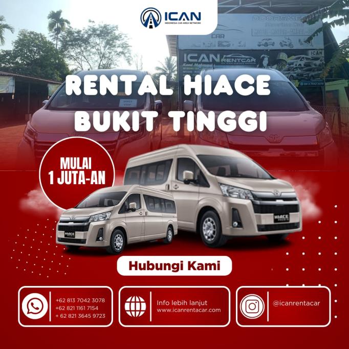 sewa hiace bukit tinggi