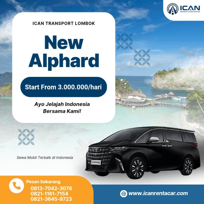 sewa alphard lombok